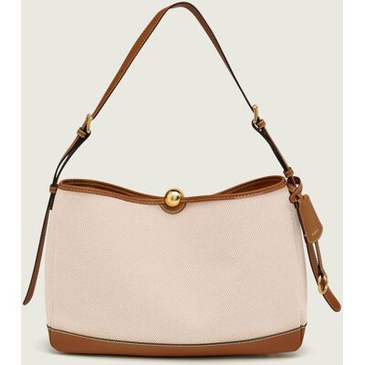 Furla Torebka na ramię FURLA SFERA SOFT z dodatkiem skóry beżowy OS Furla Torebka na ramię FURLA SFERA SOFT z dodatkiem skóry beżowy OS