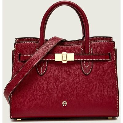 Aigner Skórzany kuferek Farah bordowy OS Aigner Skórzany kuferek Farah bordowy OS