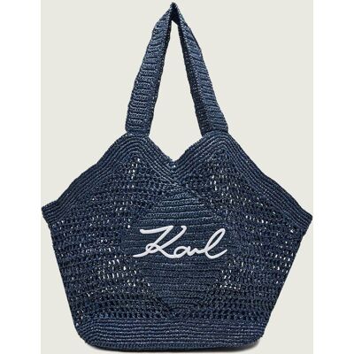 Karl Lagerfeld Jeans Torba plażowa K/Signature granatowy OS Karl Lagerfeld Jeans Torba plażowa K/Signature granatowy OS