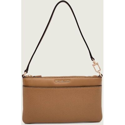 Michael Kors Skórzana kopertówka Jet Set beżowy OS Michael Kors Skórzana kopertówka Jet Set beżowy OS