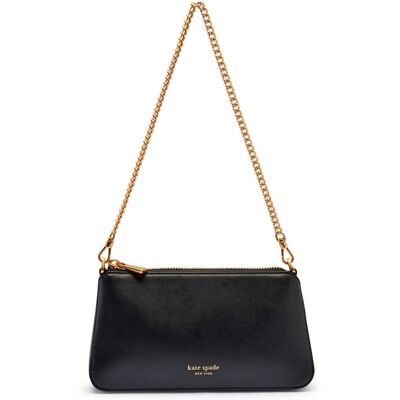 Kate Spade Skórzana kopertówka czarny OS Kate Spade Skórzana kopertówka czarny OS