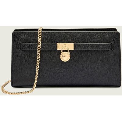 Michael Kors Skórzana kopertówka MICHAEL czarny OS Michael Kors Skórzana kopertówka MICHAEL czarny OS