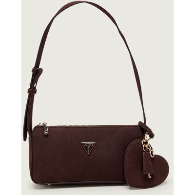 Guess Torebka na ramię ISOBEL MINI brązowy OS Guess Torebka na ramię ISOBEL MINI brązowy OS