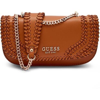 Guess Torebka na ramię TATUM brązowy OS Guess Torebka na ramię TATUM brązowy OS