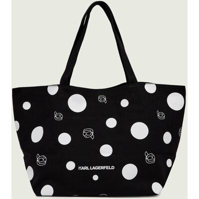 Karl Lagerfeld Torba na zakupy Ikon czarny OS Karl Lagerfeld Torba na zakupy Ikon czarny OS