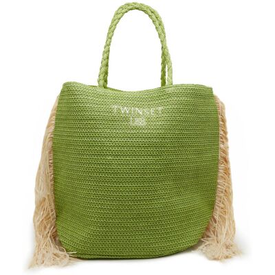 Twinset U&B; Torba plażowa zielony OS Twinset U&B; Torba plażowa zielony OS