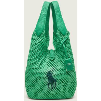 Polo Ralph Lauren Torebka na ramię Play Big Pony z dodatkiem skóry zielony OS Polo Ralph Lauren Torebka na ramię Play Big Pony z dodatkiem skóry zielony OS
