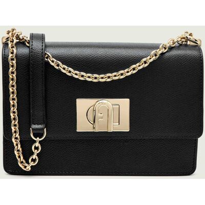 Furla Skórzana torebka na ramię Furla 1927 MINI czarny OS Furla Skórzana torebka na ramię Furla 1927 MINI czarny OS