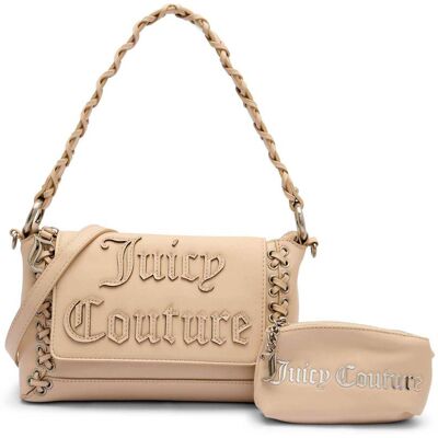 Juicy Couture Torebka na ramię + saszetka Scarlette beżowy OS Juicy Couture Torebka na ramię + saszetka Scarlette beżowy OS