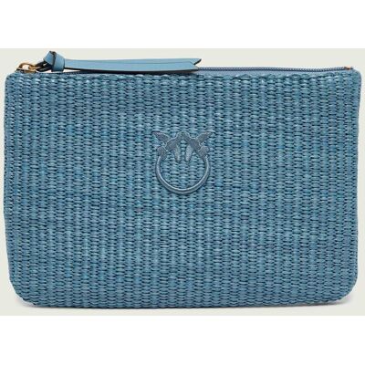 Pinko Saszetka Flat Horizontal Mini niebieski OS Pinko Saszetka Flat Horizontal Mini niebieski OS