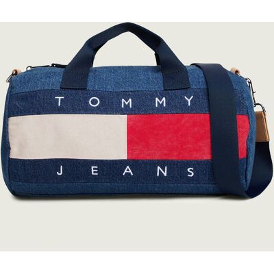 Tommy Jeans Jeansowa torba sportowa ARCHIVE niebieski OS Tommy Jeans Jeansowa torba sportowa ARCHIVE niebieski OS