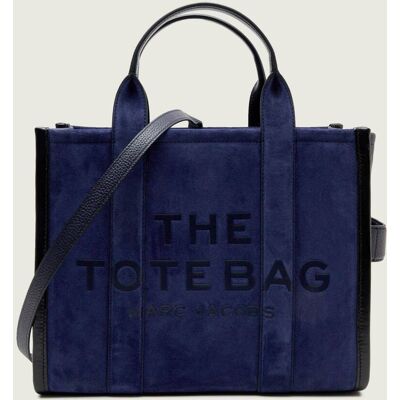 Marc Jacobs Shopperka The Suede Medium Tote Bag zamsz granatowy OS Marc Jacobs Shopperka The Suede Medium Tote Bag zamsz granatowy OS