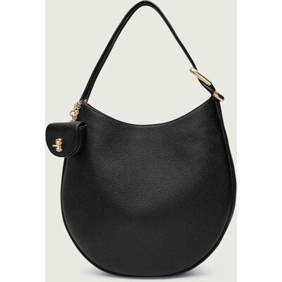 Marc Jacobs Skórzane hobo + saszetka THE LARGE DUAL czarny OS Marc Jacobs Skórzane hobo + saszetka THE LARGE DUAL czarny OS