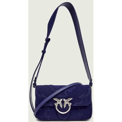 Pinko Torebka na ramię LOVE ONE SLOUCHY MINI zamsz chabrowy OS Pinko Torebka na ramię LOVE ONE SLOUCHY MINI zamsz chabrowy OS