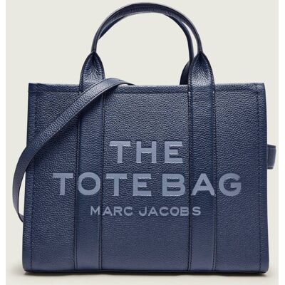 Marc Jacobs Skórzana shopperka The Leather Medium Tote Bag granatowy OS Marc Jacobs Skórzana shopperka The Leather Medium Tote Bag granatowy OS