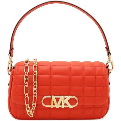 Michael Kors Skórzana torebka na ramię Parker koralowy OS Michael Kors Skórzana torebka na ramię Parker koralowy OS