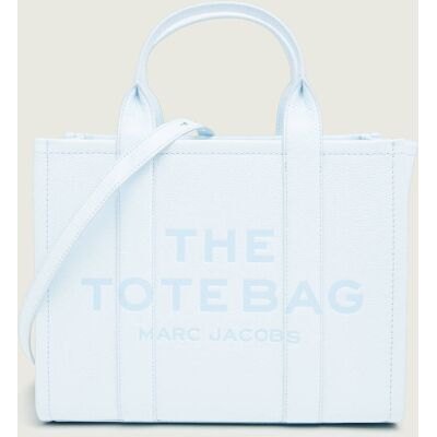 Marc Jacobs Skórzana shopperka The Leather Medium Tote Bag błękitny OS Marc Jacobs Skórzana shopperka The Leather Medium Tote Bag błękitny OS