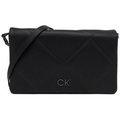 Calvin Klein Torebka na ramię RE-LOCK QUILT czarny OS Calvin Klein Torebka na ramię RE-LOCK QUILT czarny OS