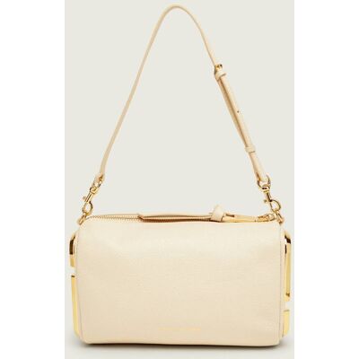 Marc Jacobs Skórzana torebka na ramię The Scene Small Shoulder Bag beżowy OS Marc Jacobs Skórzana torebka na ramię The Scene Small Shoulder Bag beżowy OS