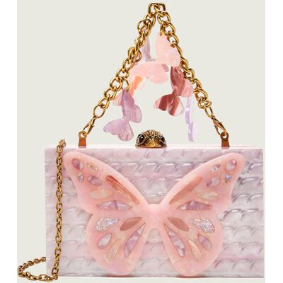 Kurt Geiger Kopertówka BUTTERFLY różowy OS Kurt Geiger Kopertówka BUTTERFLY różowy OS