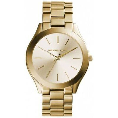 Michael Kors Zegarek Slim Runway MK3179 złoty OS Michael Kors Zegarek Slim Runway MK3179 złoty OS