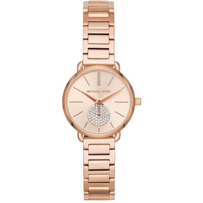 Michael Kors Zegarek Portia MK3839 różowe złoto OS Michael Kors Zegarek Portia MK3839 różowe złoto OS