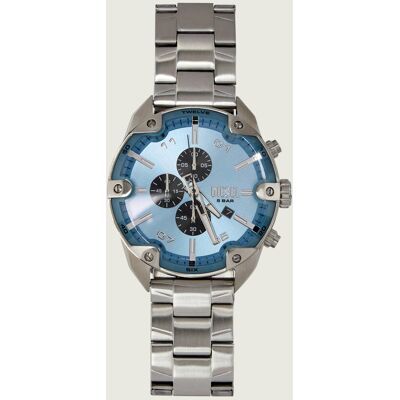 Diesel Zegarek Spiked DZ4655 srebrny OS Diesel Zegarek Spiked DZ4655 srebrny OS