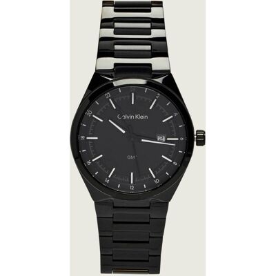 Calvin Klein Zegarek Distinguish GMT 25200490 czarny OS Calvin Klein Zegarek Distinguish GMT 25200490 czarny OS