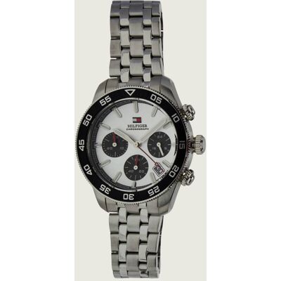 Tommy Hilfiger Zegarek TH85 Chrono 1792215 srebrny OS Tommy Hilfiger Zegarek TH85 Chrono 1792215 srebrny OS