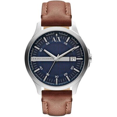 Giorgio Armani Exchange Zegarek Hampton AX2133 brązowy OS Giorgio Armani Exchange Zegarek Hampton AX2133 brązowy OS