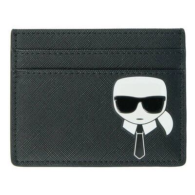 Karl Lagerfeld Etui na karty K/Ikonik Classic czarny OS Karl Lagerfeld Etui na karty K/Ikonik Classic czarny OS