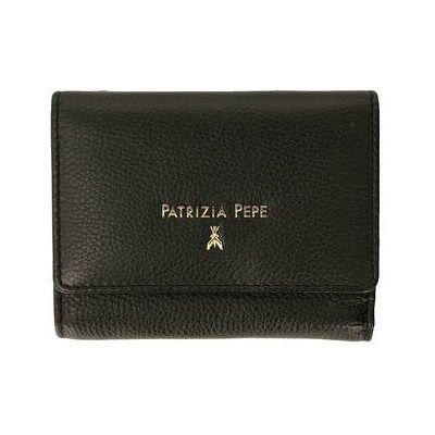 Patrizia Pepe Skórzany portfel czarny OS Patrizia Pepe Skórzany portfel czarny OS