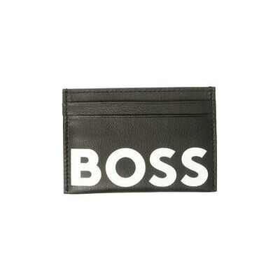 Boss BLACK Skórzane etui na karty Big BC_S card czarny OS Boss BLACK Skórzane etui na karty Big BC_S card czarny OS