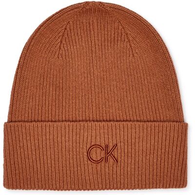 Calvin Klein Czapka brązowy OS Calvin Klein Czapka brązowy OS