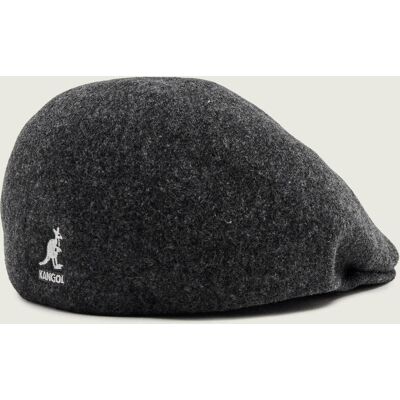 KANGOL Wełniany kaszkiet grafitowy S KANGOL Wełniany kaszkiet grafitowy S