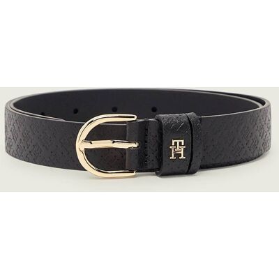 Tommy Hilfiger Skórzany pasek ESS EFFORTLESS czarny 95 Tommy Hilfiger Skórzany pasek ESS EFFORTLESS czarny 95