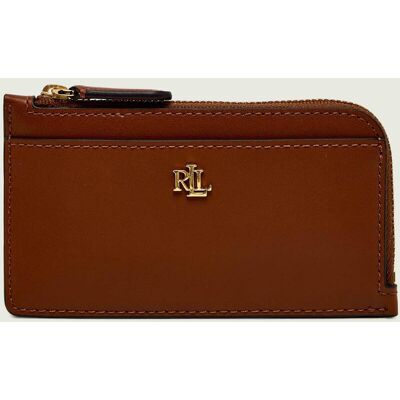 Polo Ralph Lauren LAUREN RALPH LAUREN Skórzane etui na karty brązowy OS Polo Ralph Lauren LAUREN RALPH LAUREN Skórzane etui na karty brązowy OS