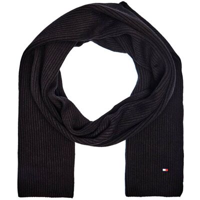 Tommy Hilfiger Szal z dodatkiem kaszmiru czarny OS Tommy Hilfiger Szal z dodatkiem kaszmiru czarny OS