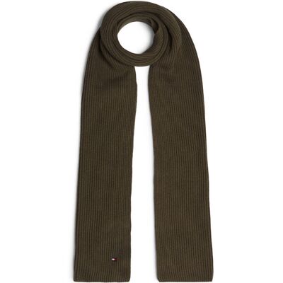 Tommy Hilfiger Szal z dodatkiem kaszmiru khaki OS Tommy Hilfiger Szal z dodatkiem kaszmiru khaki OS