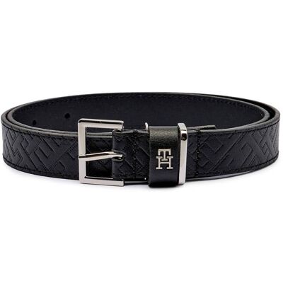 Tommy Hilfiger Skórzany pasek czarny 95 Tommy Hilfiger Skórzany pasek czarny 95