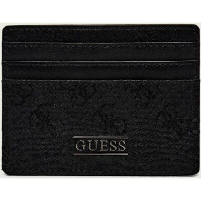 Guess Etui na karty BOSTON czarny OS Guess Etui na karty BOSTON czarny OS