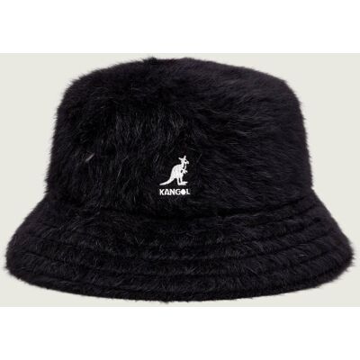 KANGOL Kapelusz z dodatkiem wełny czarny S KANGOL Kapelusz z dodatkiem wełny czarny S