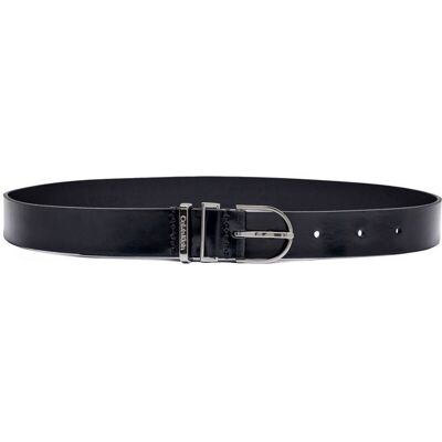 Calvin Klein Skórzany pasek czarny 75 Calvin Klein Skórzany pasek czarny 75