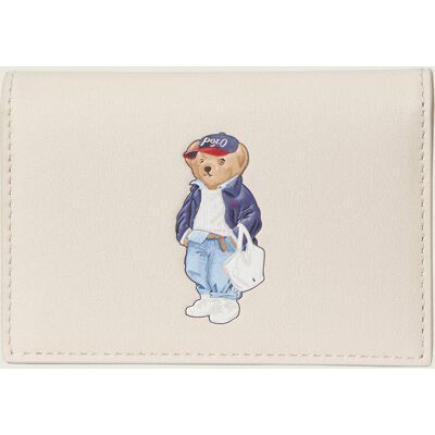 Polo Ralph Lauren Skórzane etui na karty beżowy OS Polo Ralph Lauren Skórzane etui na karty beżowy OS