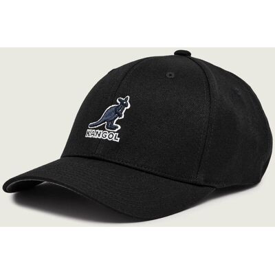 KANGOL Bejsbolówka z dodatkiem wełny czarny L/XL KANGOL Bejsbolówka z dodatkiem wełny czarny L/XL