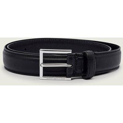 Tommy Hilfiger Skórzany pasek HUDSON czarny 105 Tommy Hilfiger Skórzany pasek HUDSON czarny 105