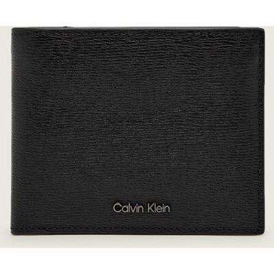Calvin Klein Skórzany portfel + etui na karty czarny OS Calvin Klein Skórzany portfel + etui na karty czarny OS