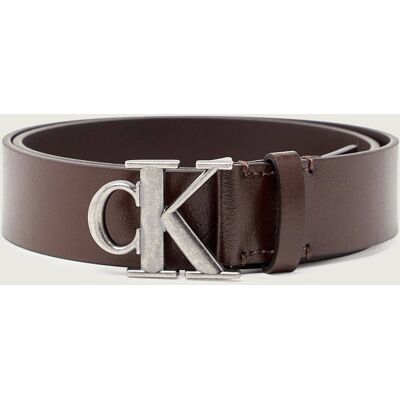 Calvin Klein Skórzany pasek brązowy 110 Calvin Klein Skórzany pasek brązowy 110
