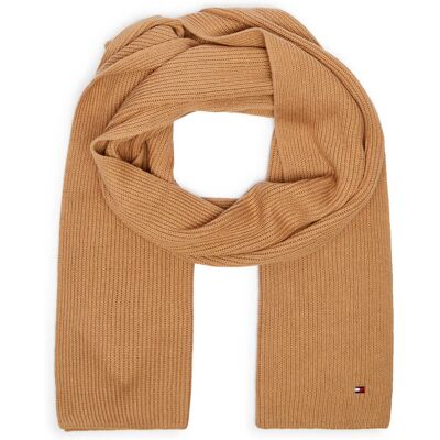 Tommy Hilfiger Szal ESSENTIAL FLAG beżowy OS Tommy Hilfiger Szal ESSENTIAL FLAG beżowy OS