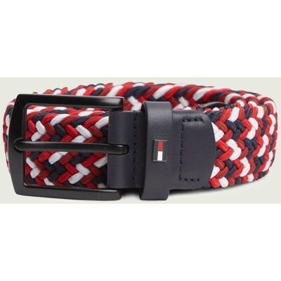 Tommy Hilfiger Pasek Denton czerwony 100 Tommy Hilfiger Pasek Denton czerwony 100